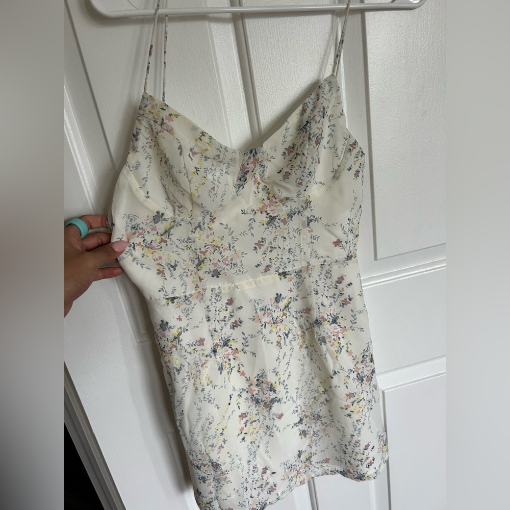Floral mini dress